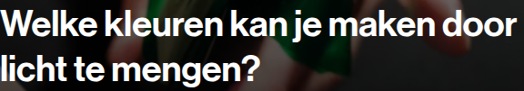 Screenshot van het betrokken element