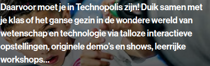 Screenshot van het betrokken element