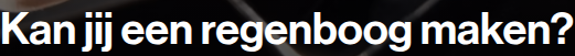 Screenshot van het betrokken element