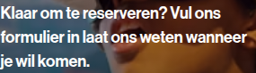 Screenshot van het betrokken element