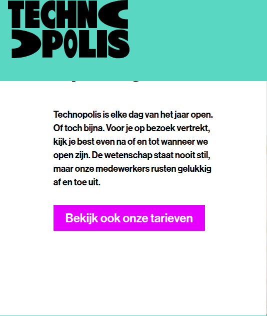 Screenshot van het betrokken element