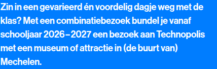 Screenshot van het betrokken element